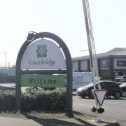 Greenbridge Retail Park's current signs