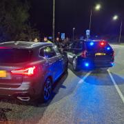 A tactical stop was performed on the M4 following a chase