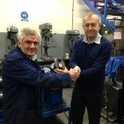 Nigel Johnson (right) has dedicated his whole working life to a local business close to his heart
