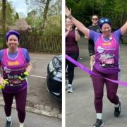 Sarah Moyles completed 26 miles of laps around the Town Gardens to fundraise for kidney research