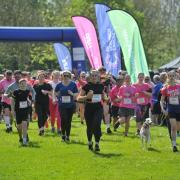 Hundreds took part in the Race For Life Pretty Muddy challenge at Lydiard Park on the May bank holiday