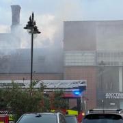 A fire at the Tree nightclub and Anytime Fitness building in Hoopers Place Old Town, Swindon