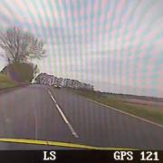 Police chased a dangerous motorcyclist who reached speeds of more than 130mph near Wroughton.