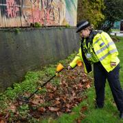 One of 52 weapons sweeps carried out in Wiltshire this week