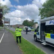 Police have closed Queens Drive in Swindon