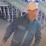 Police are appealing for information on this man in connection with a sexual assault in Tesco, Ocotal Way
