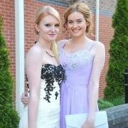 Sammie Marsh and Lucy Jenkins at New College's prom at the De Vere Hotel. Picture by Dave Cox