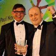 Wiltshire Business Awards - Business Person of Year Paul Norbury of Cardwave with Vijay Tanna of sponsors RSM  GP300-6.Photo GlennPhillips www.gphillipsphotography.com.