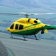 A Thames Valley Police motorcyclist has been airlifted from the scene of a major crash in Wiltshire.