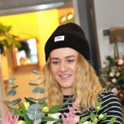 Jodie Leahy at her flower shop in Wroughton, she was shortlisted for a national bridal flower comp..Pic - Jodie Leahy.Date 1/11/18.Pic by Dave Cox.