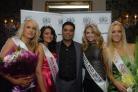 Miss Bristol Laura Michelle Purnell, Miss Wiltshire Fadwa Boutarfas, Mani Madhani, Miss England Georgia Horsely and Miss Swindon Rebecca Cole