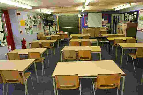 Swindon Advertiser: An empty school classroom