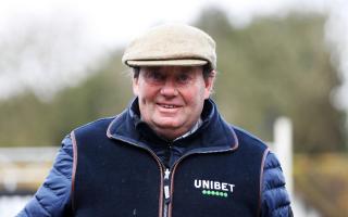 Trainer Nicky Henderson during a visit to his yard at Seven Barrows, Lambourn..