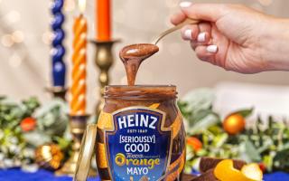 Heinz Chocolate Orange Mayo. Credit: Heinz/PA