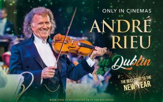 André Rieu's Dublin performance will be able to be viewed in several Swindon cinemas this weekend.