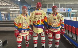The Swindon Wildcats team will play in their unique Pride jerseys in the upcoming matches.
