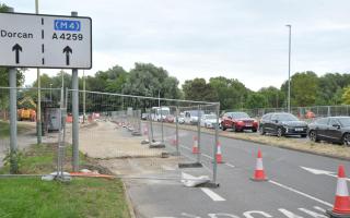 Roadworks cause town rush hour delays with long queues on busy commuter road
