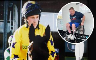 Wayne suffered life-changing injuries when his horse flipped in 2008.