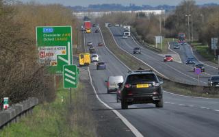 Part of the A419 has shut near Swindon