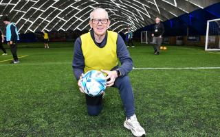Swindon-based walking footballer Dave Logan, who lives with Parkinson's