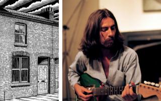 A blue plaque in honour of George Harrison has been placed at the musician's place of birth