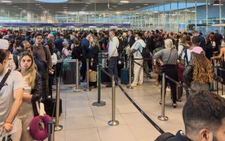 Airport queues as above could be a regular sight over the summer