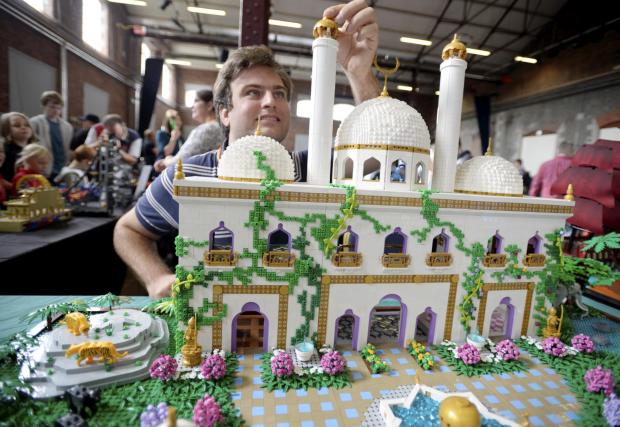 Swindon Advertiser: Gregory Delacroix at the Great Western Brick Show at STEAM in Swindon Picture: Paul Nicholls