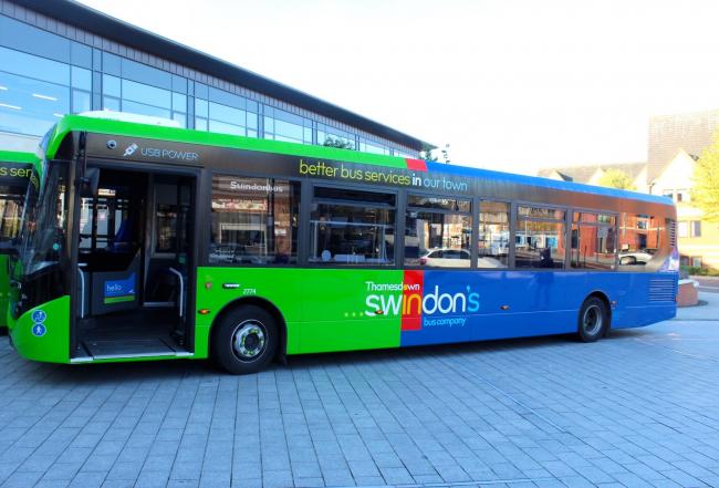 A Thamesdown bus