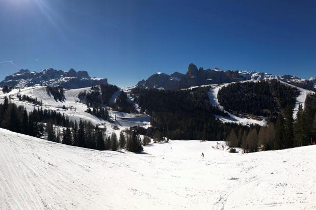 Undated Handout Photo of the ski slopes in South Tyrol, in the Dolomites, Italy. See PA Feature TRAVEL Dolomites. Picture credit should read: PA Photo/Lauren Taylor. WARNING: This picture must only be used to accompany PA Feature TRAVEL Dolomites.